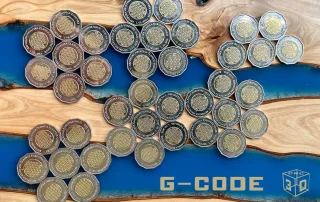 Maslinovo drvo epoxy smola podloska podmetac