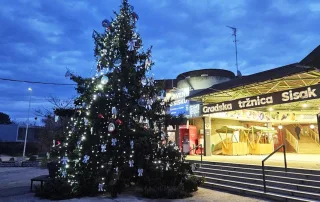 Gradska Tržnica Sisak Glavni Ulaz Reklama