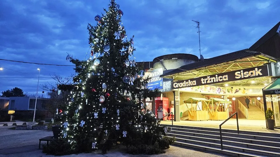 Gradska Tržnica Sisak Glavni Ulaz Reklama